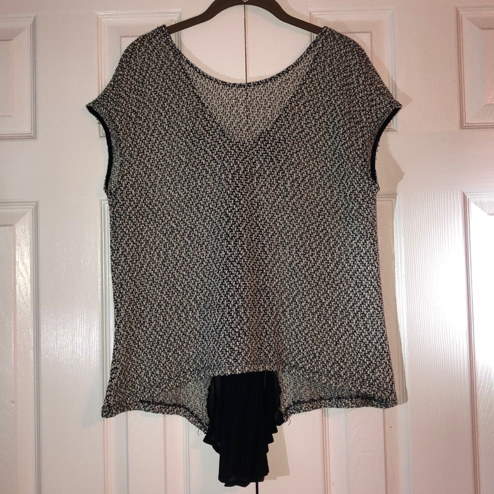 Black and white top